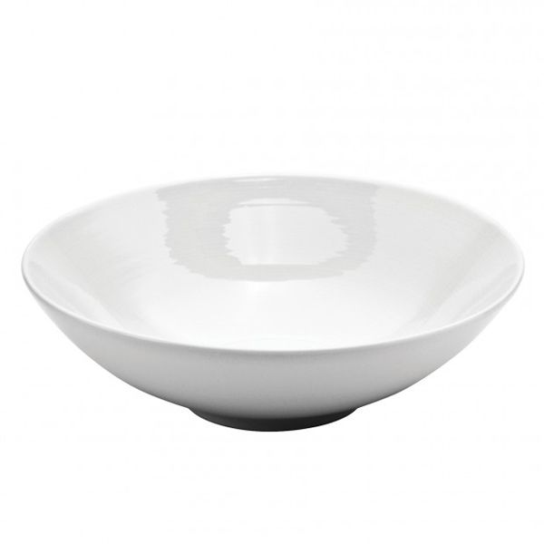 Oneida&reg; Whirl&trade; 10" Porcelain White Deep Plate