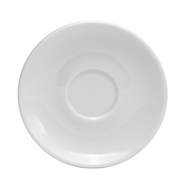 Oneida&reg; Whirl&trade; 6" Porcelain White Saucer