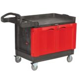 Rubbermaid&reg; Trademaster Cart w/2 Door Cabinet