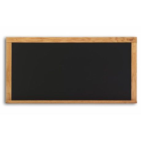 Marsh Black w/ Oak Trim 18 x 24" Single Sided Chalkboard