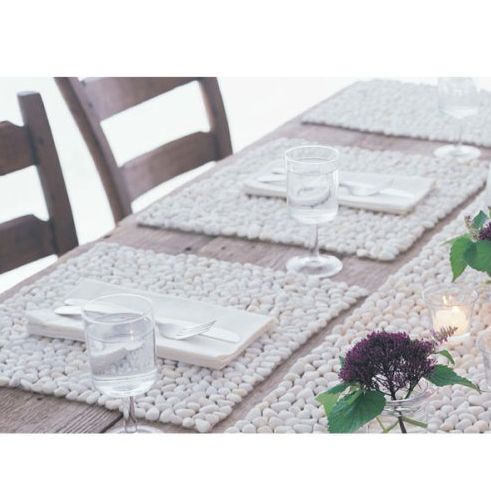 Design Ideas BeachStone&trade; 15"x15" White Placemat