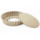 Matfer Bourgeat  9" Deep Fluted Tart Pan w/ Removable Bottom