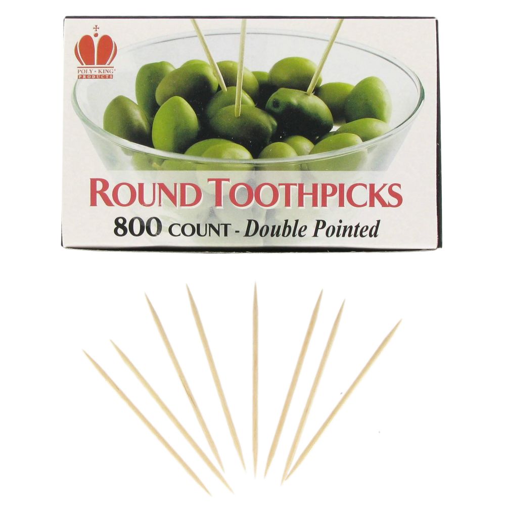 Continental Unwrapped Round Hotel Toothpicks