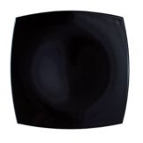 Cardinal Arcoroc Delice Black 7" Salad / Dessert Plate