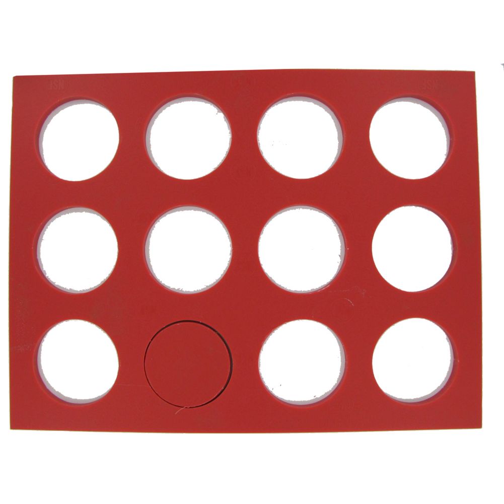 San Jamar Cutting Board Mold for Sliders / Mini Burgers