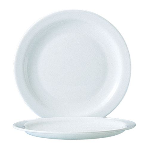 Cardinal Arcoroc Restaurant White NR 7&frac12;" Plate