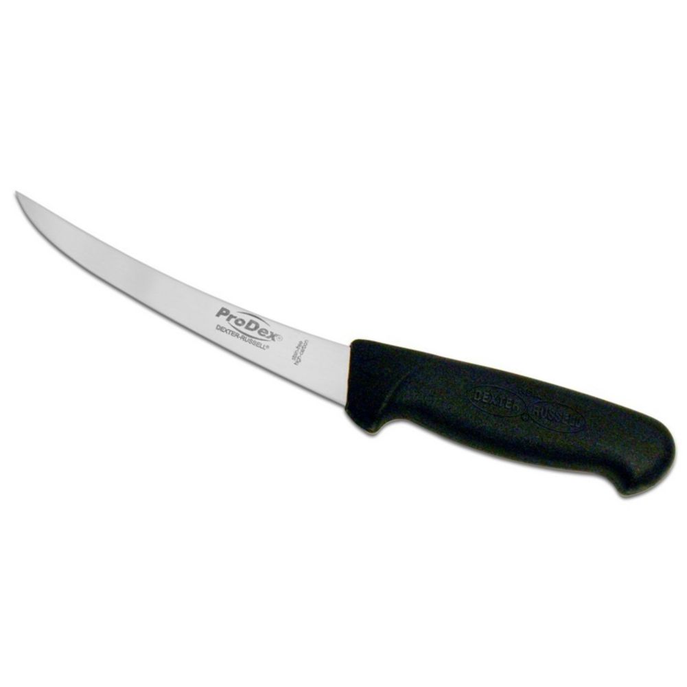 Dexter Russell Semi-Flex 5" Curved Boning Knife with Blue Handle