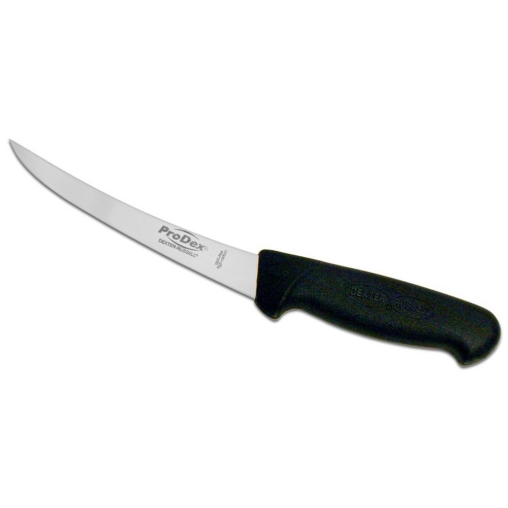 Dexter Russell Red Tip Handle 5" Flexible Curved Boning Knife