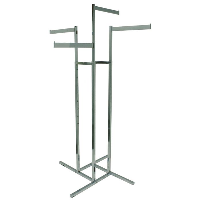 Grand & Benedicts Chrome Straight Arm Garment Rack