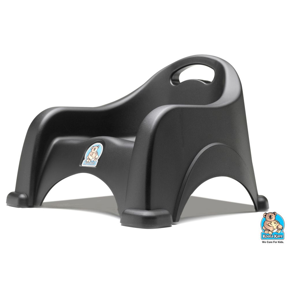 Koala Kare Black Stackable Space-Saving Booster Seat