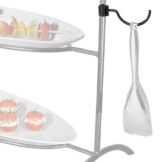 Gourmet Display&reg; Black Tong Holder With EZ Clip Attachment