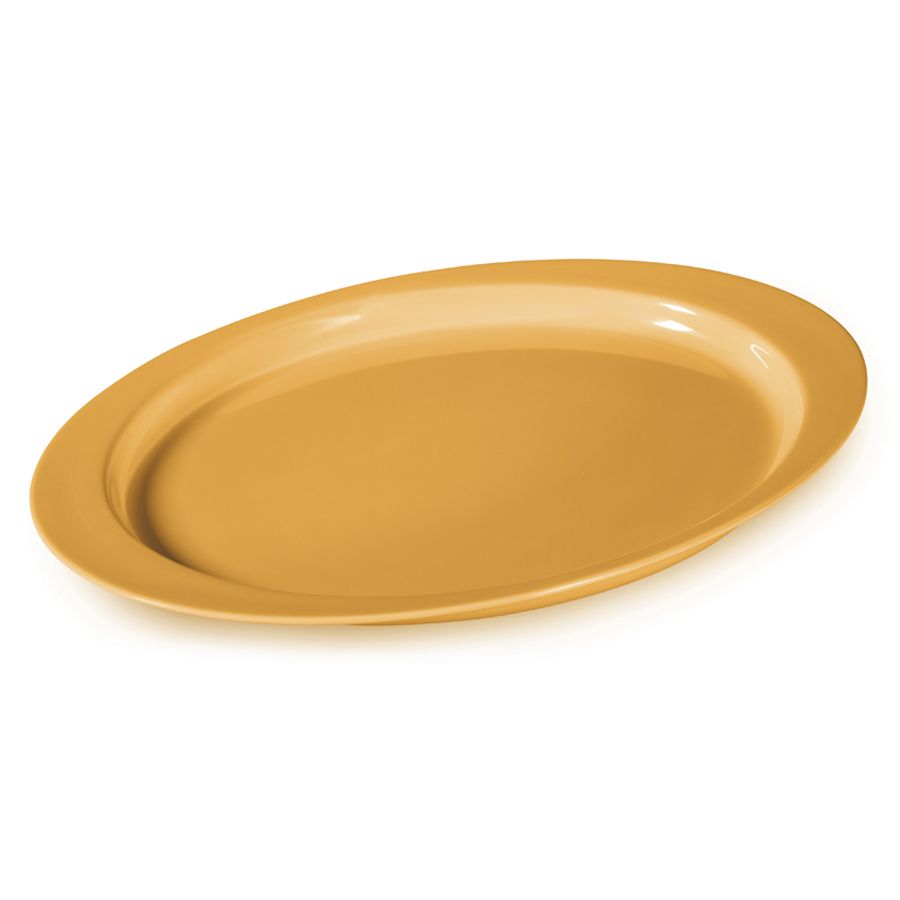 G.E.T. Diamond Mardi Gras&trade; Tropical Yellow 14 In. Oval Platter