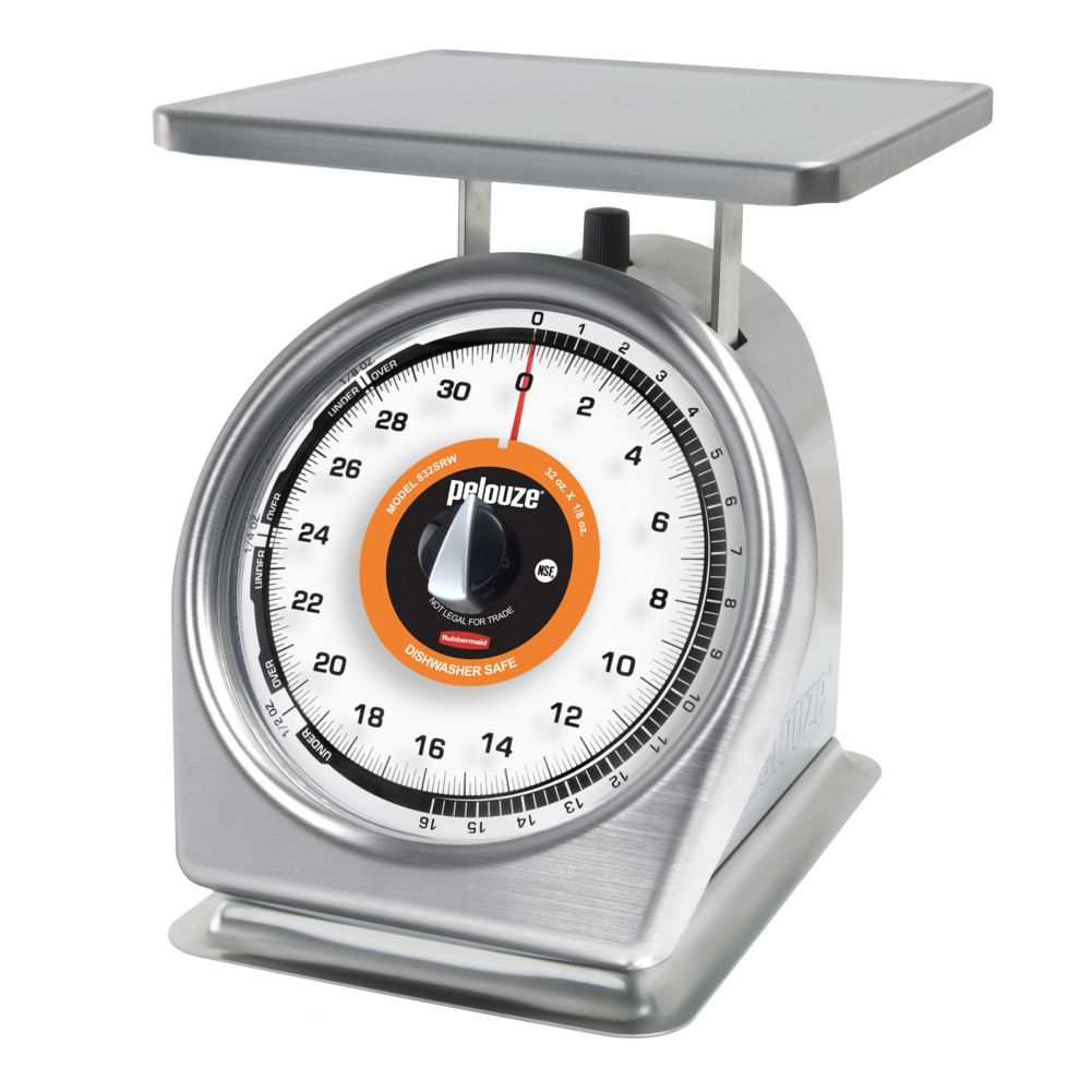 Rubbermaid&reg; 32 Oz. x .125 Oz. Orange Dial Scale