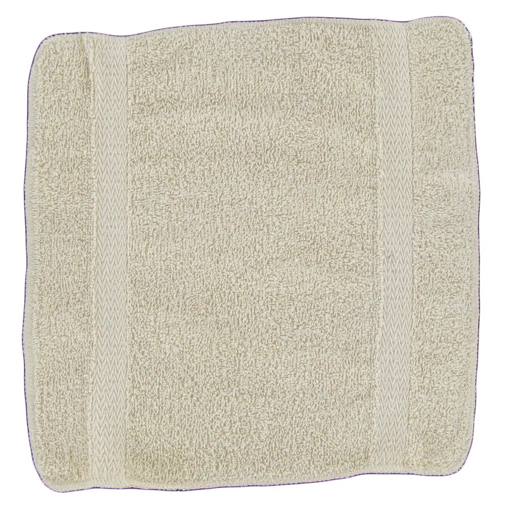 Thomaston Mills Beige 13 x 13" Wash Towel