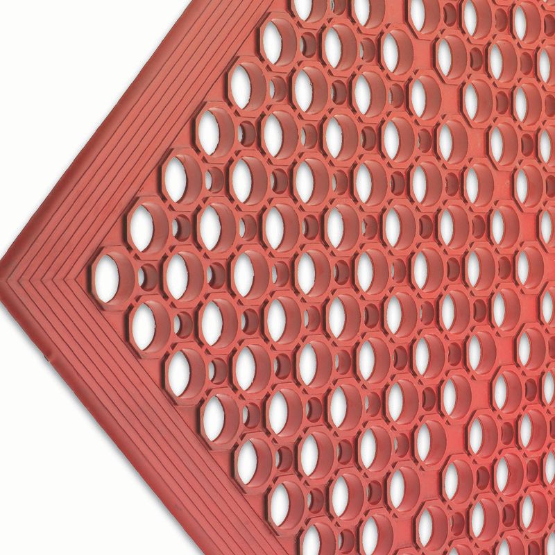 San Jamar&reg; Red Light Duty EZ-Mat