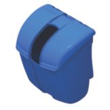 San Jamar&reg; Blue Saf-T-Ice&reg; Scoop Caddy
