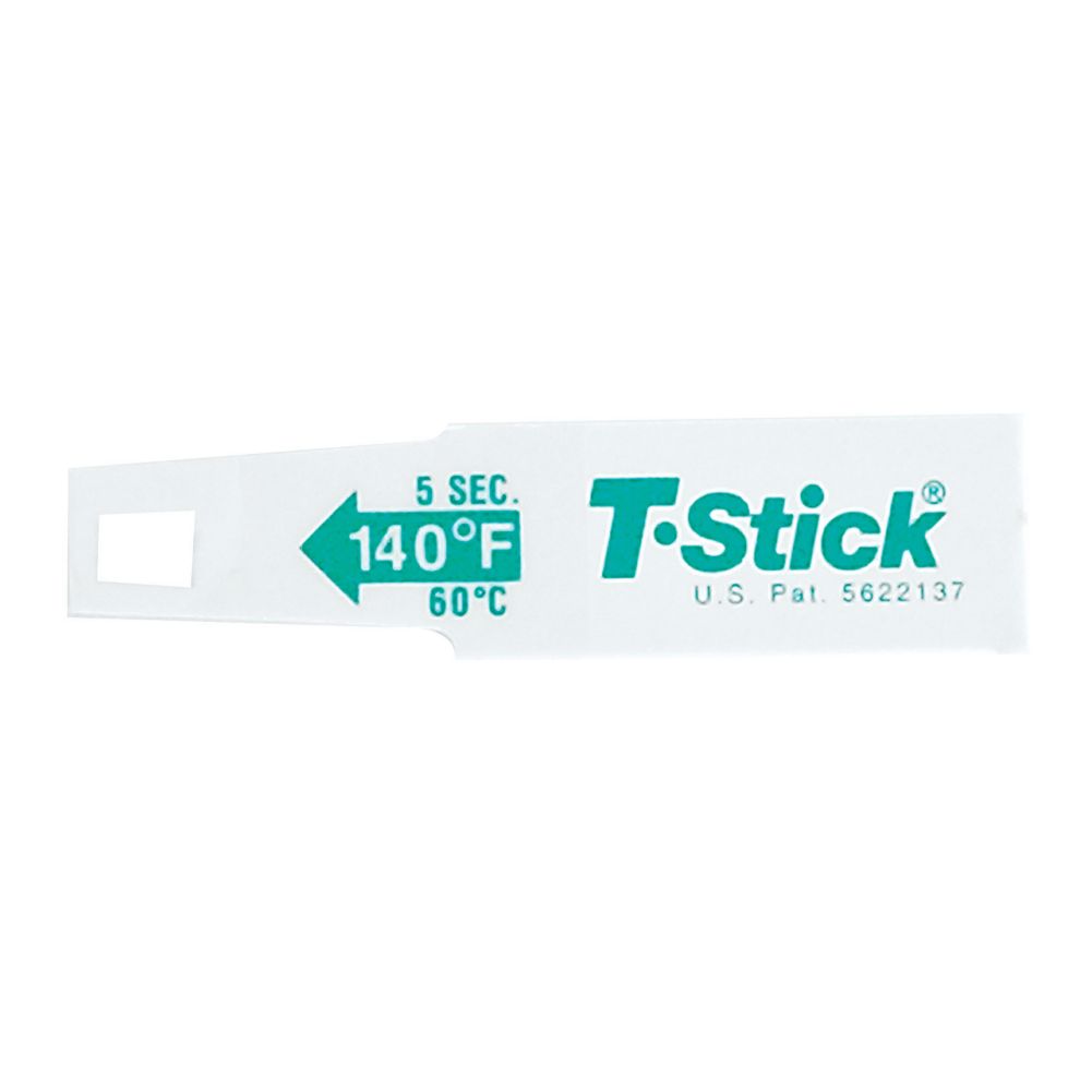 San Jamar&reg; T-Stick&reg; Disposable Food Temperature Checker 140&deg;F