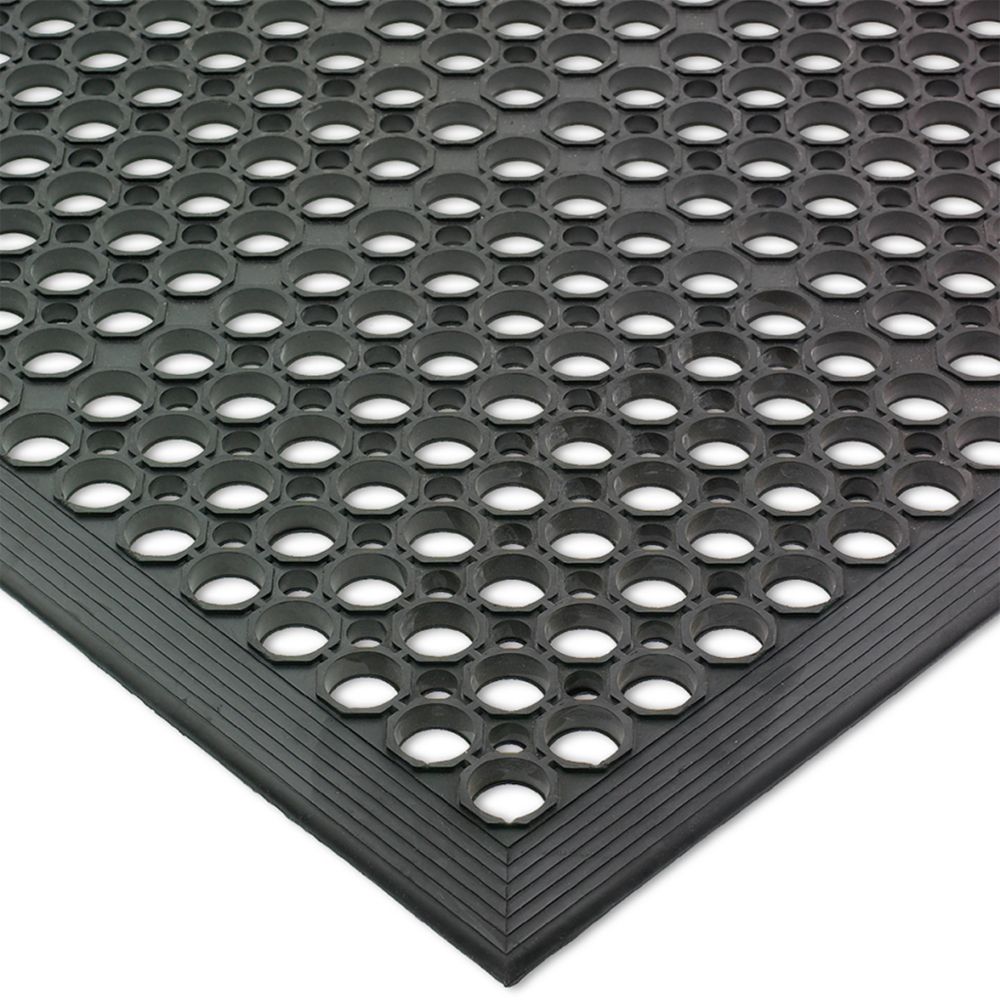 San Jamar&reg; Black Light Duty EZ-Mat