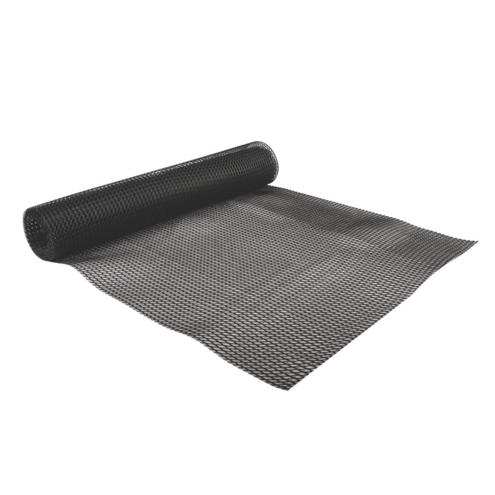 San Jamar&reg; Black 2'x10' Poly-Liner&reg;