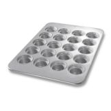 Chicago Metallic Glazed Aluminum Large-Crown 20 Cup Muffin Pan