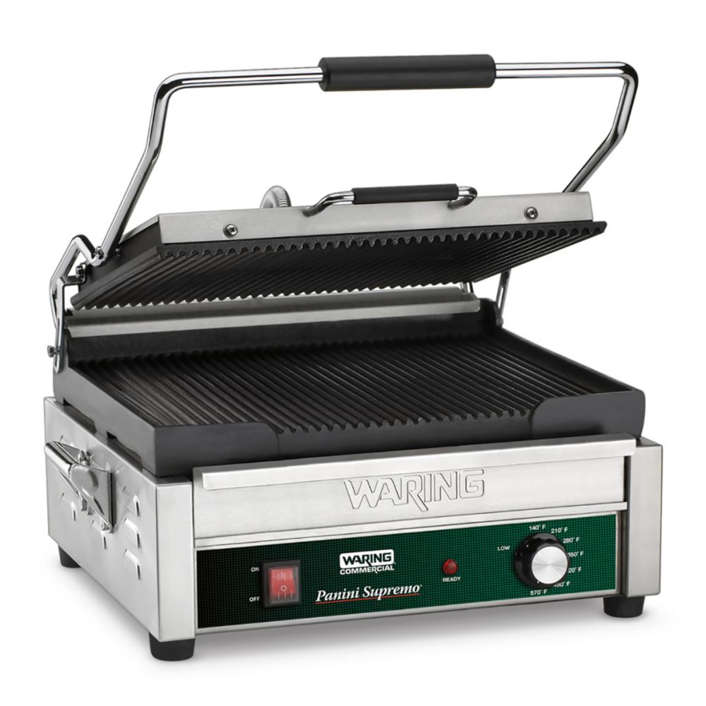 Panini Supremo Panini Grill 120V Waring Commercial WPG250 40072006128