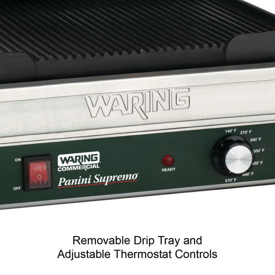 Waring&reg; Panini Supremo&trade; Panini Grill
