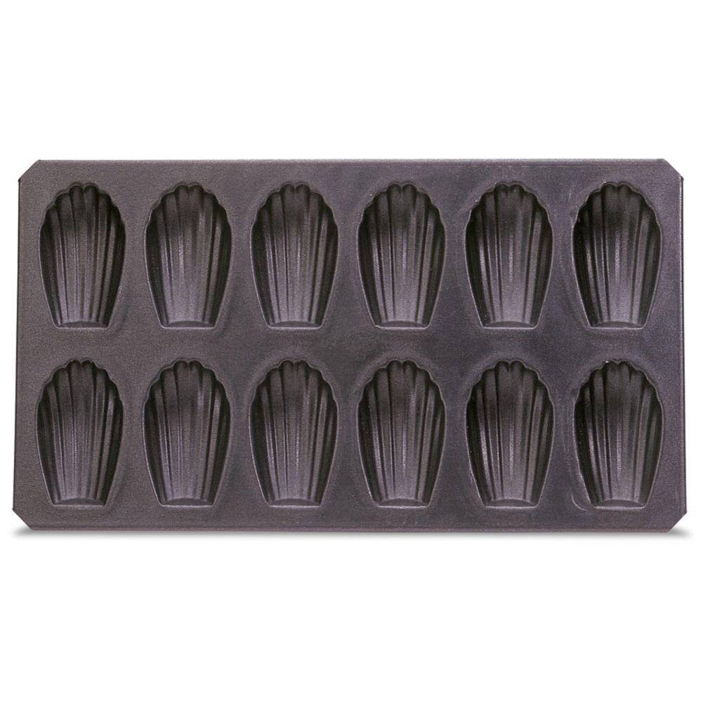 JB Prince 12 Form Madeleine Biscuit Mold