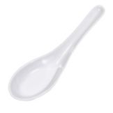 Town Food Service 1 Oz. White Melamine Soup Spoon
