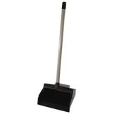 Impact&reg; LobbyMaster&reg; Black PVC Handle Plastic Lobby Dust Pan