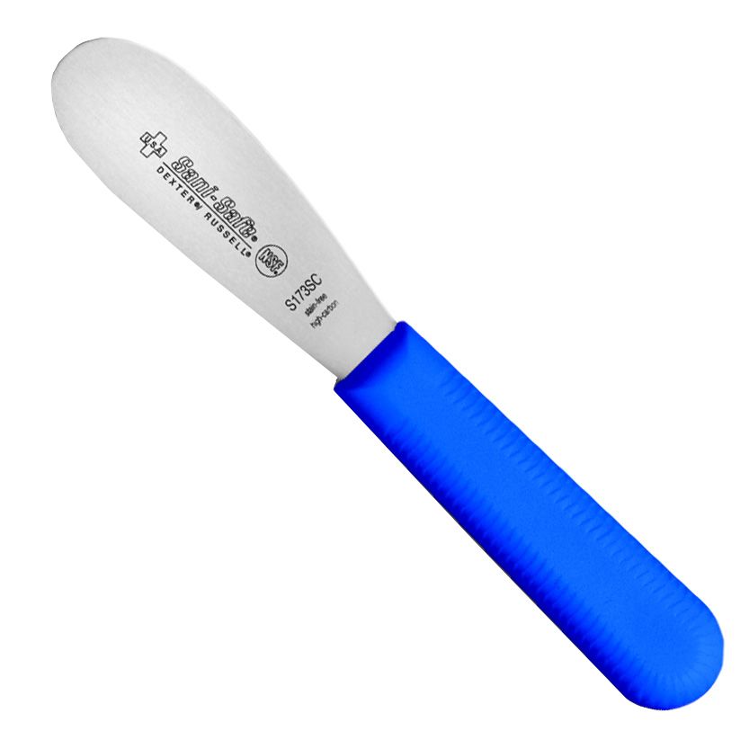 Dexter Russell Sani-Safe&reg; Blue Handle 3-1/2In. Sandwich Spreader
