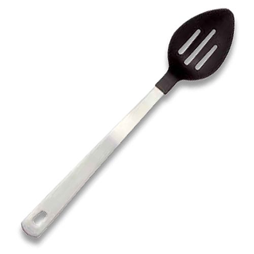 S/S & Nylon Slotted Spoon, 13-3/4"