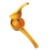 Yellow Enameled Aluminum Lemon Squeezer