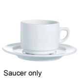 Cardinal Arcoroc Candour White Porcelain 5-1/4" Saucer