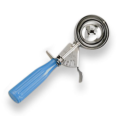 American Metalcraft Blue Handle #16 S/S Thumb Disher