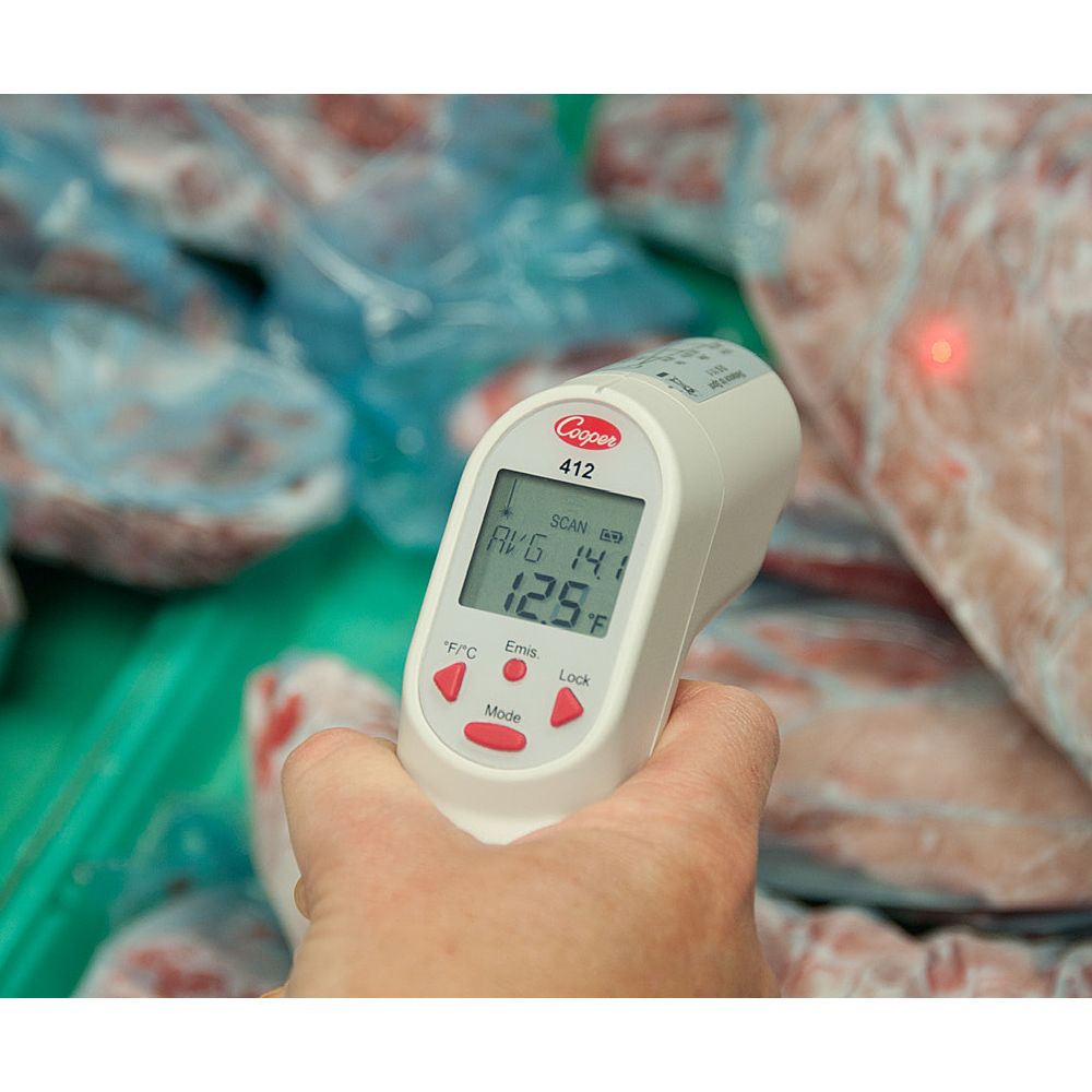 Cooper Atkins -76 to 932F Infrared Thermometer w/ Laser + Type K Jack