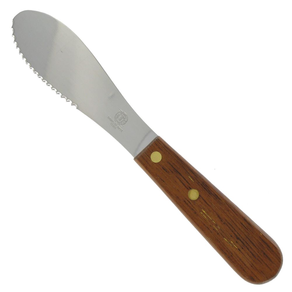 American Metalcraft 7-1/4" Wood Sandwich Spreader