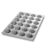 Chicago Metallic Glazed Aluminized Steel 24-Cupcake / Muffin Pan