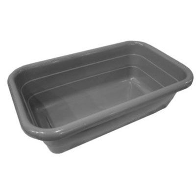 Gray Standard Plastic Lug, 15-1/2" x 26-1/2" x 8"