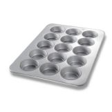 Chicago Metallic Glazed Aluminized Steel 15 Cup Mini-Cake Muffin Pan