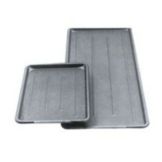 Anodized Ribbed Aluminum Platter, 12-1/2" x 30" x 3/4"