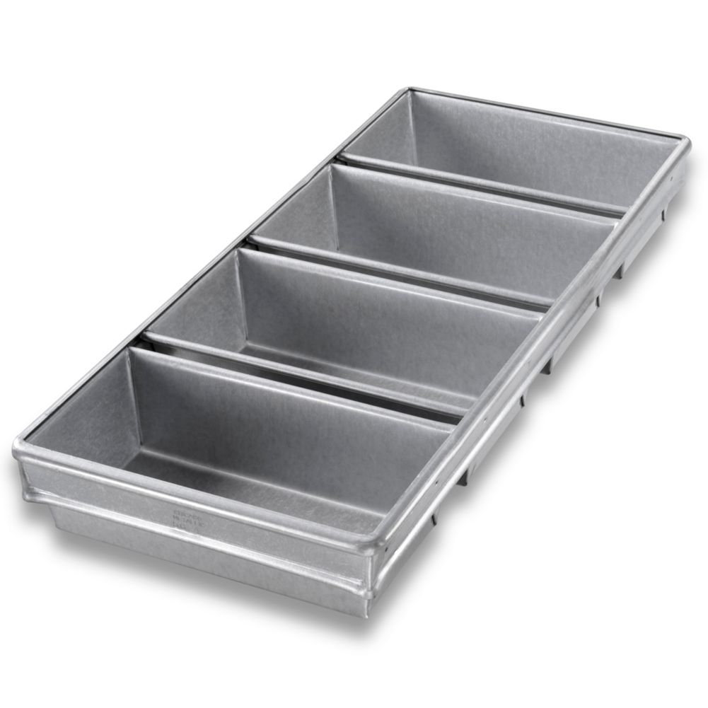 Chicago Metallic Bakeware Steel 4-Strap 9 x 4" Bread Pan w/ Glaze