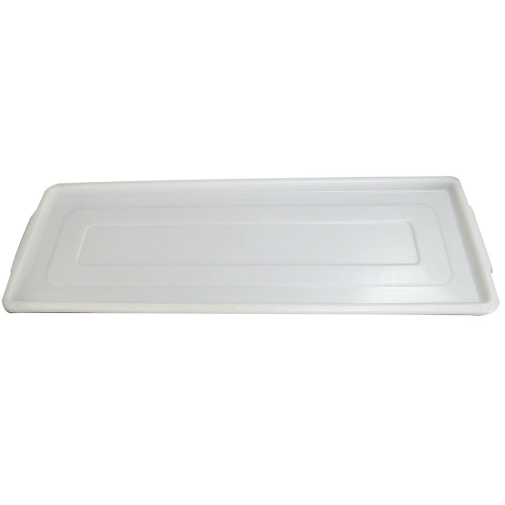 White Plastic Platter, 10-9/16" x 30-3/16" x 7/8"