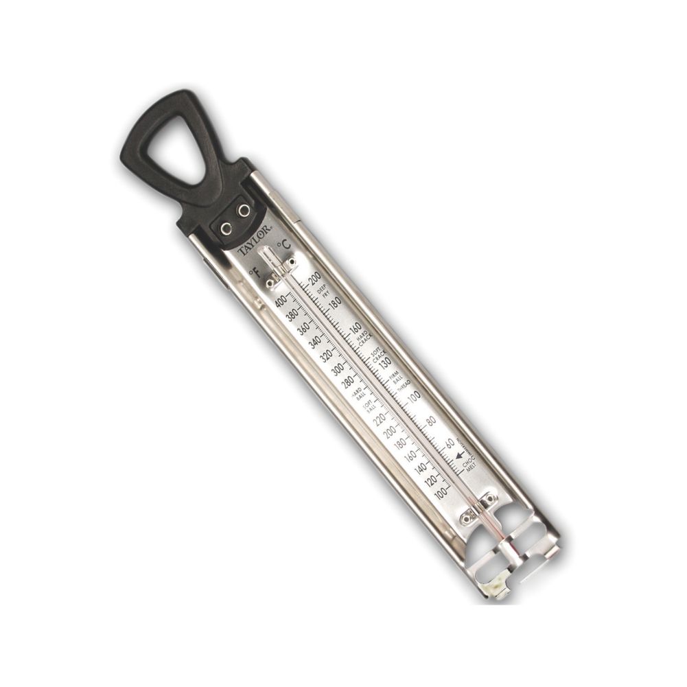 Taylor&reg; Precision S/S Candy / Fry Thermometer w/ Insulated Handle
