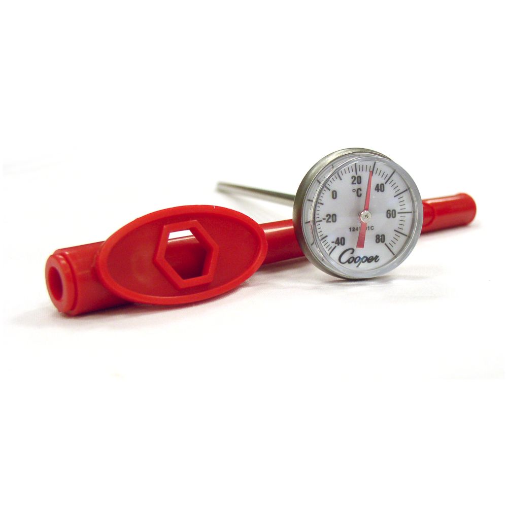 Cooper Atkins -40-180F Pocket Test Thermometer w/ Calibration Sheath