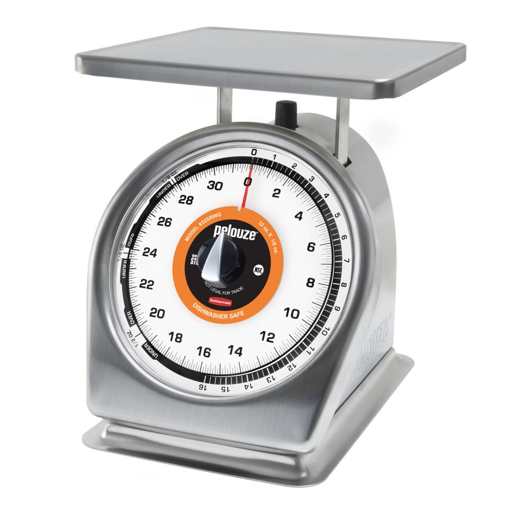 Pelouze Washable Rotating 32 oz Portion Scale w/ Quick Stop