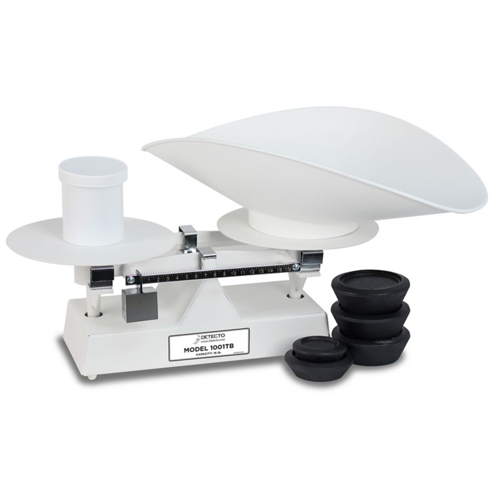 Detecto Baked Enamel 16 Lb. Baker Dough Scale w/ Scoop