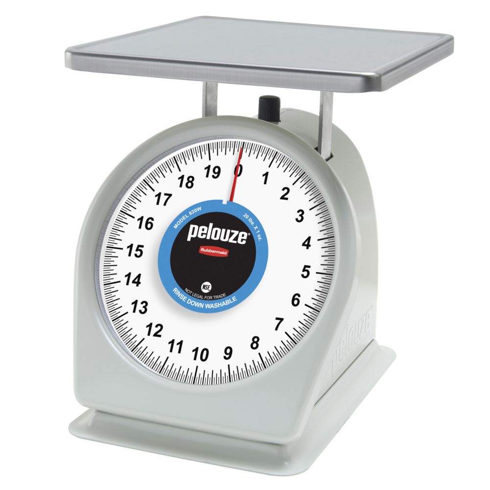 Rubbermaid Pelouze&reg; Washable 20 lb Portion Control Scale