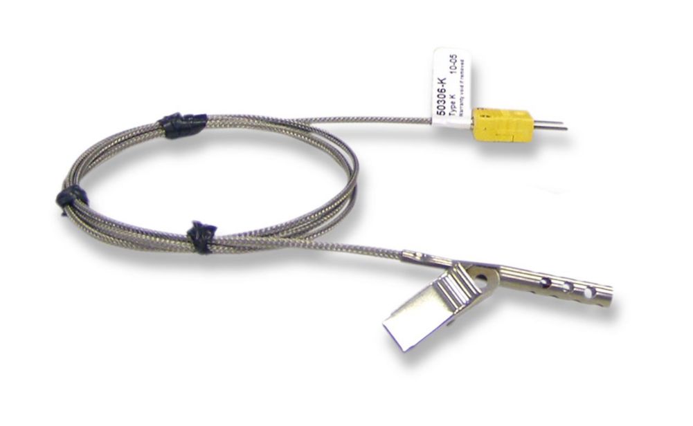 Cooper Atkins Type K Oven / Cooler / Freezer Air Probe w/ Clip