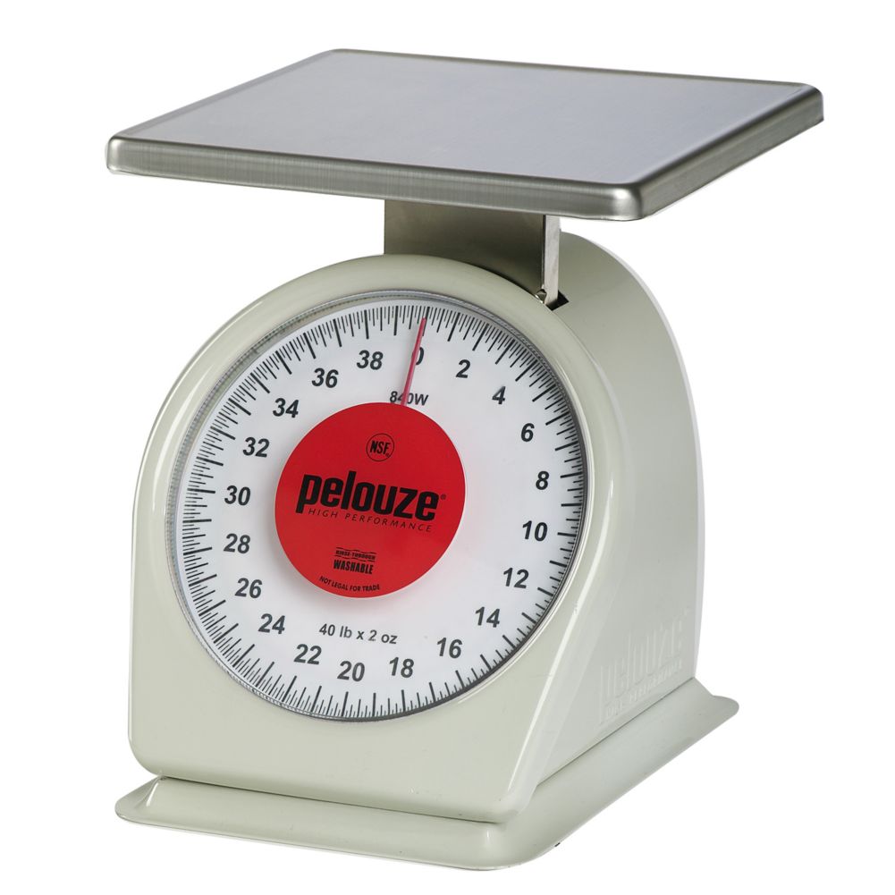 Pelouze&reg; Washable 40 lb Portion Control Scale