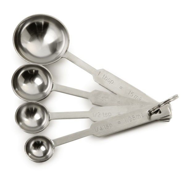 Norpro 4 Piece S/S Measuring Spoon Set